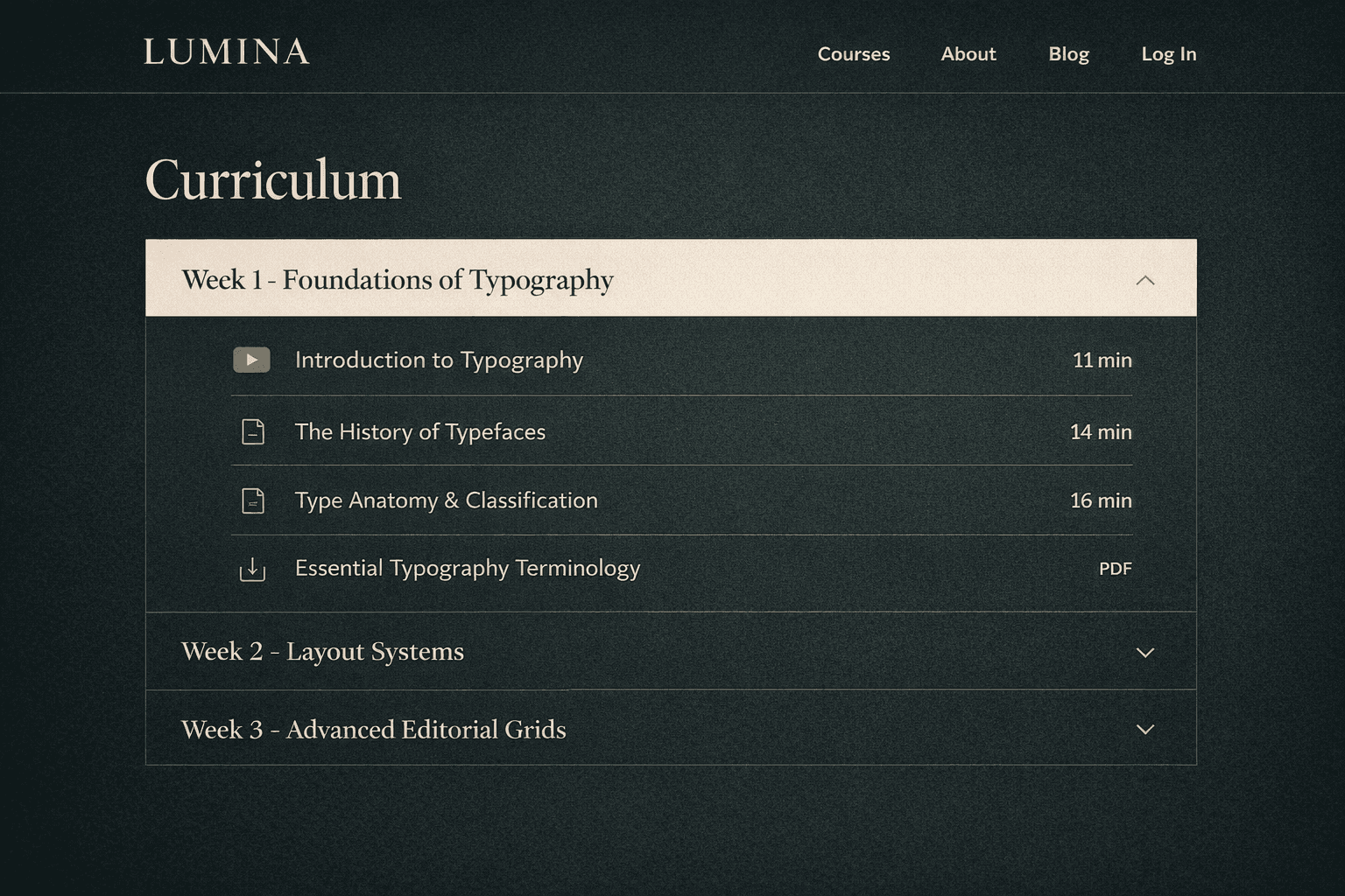 Lumina Academy Gallery 1